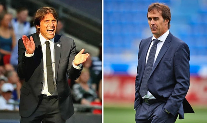 HLV Antonio Conte và Julen Lopetegui đều mong chờ một chiến thắng.