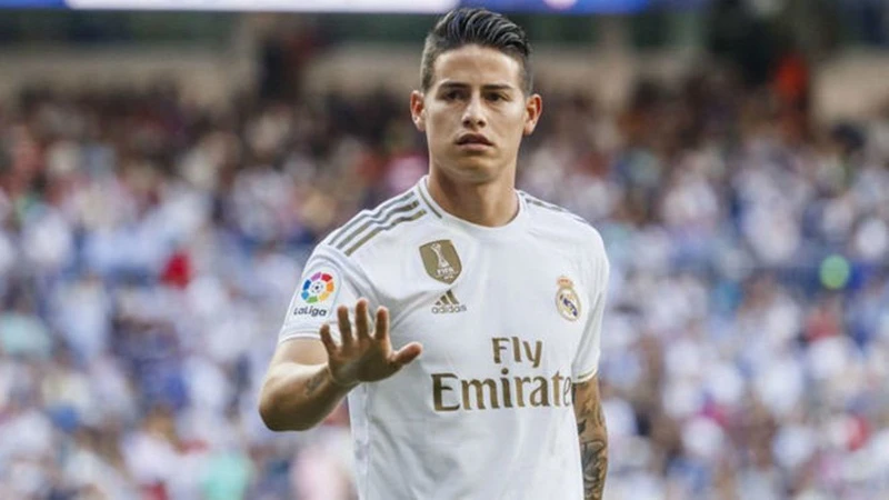 James Rodriguez có thể đồng ý một thỏa thuận gia nhập Everton vào thứ tư. Ảnh: Getty Images