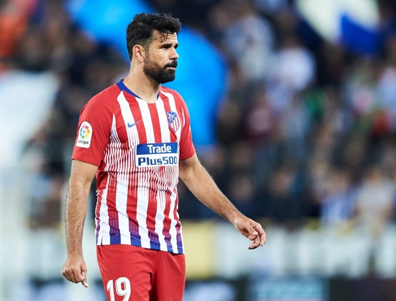 Diego Costa là ngôi sao mới nhất của Atletico gặp rắc rối với Covid-19. Ảnh: Getty Images