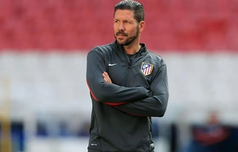 HLV Diego Simeone đối mặt nguy cơ không thể khai màn mùa giải cùng Atletico Madrid. Ảnh: Getty Images