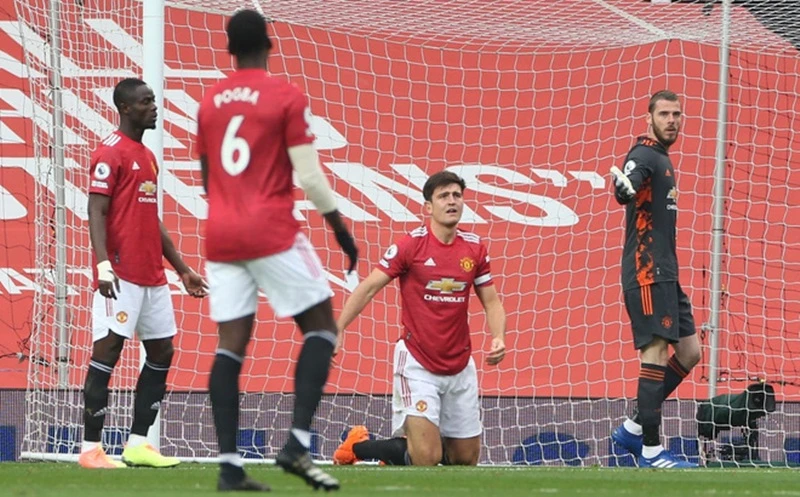 Man.United sụp đổ trước Tottenham ngay trên sân nhà Old Trafford. Ảnh: Getty Images