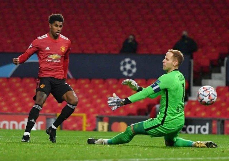 Marcus Rashford tỏa sáng giúp Man.United toàn thắng. Ảnh: Getty Images