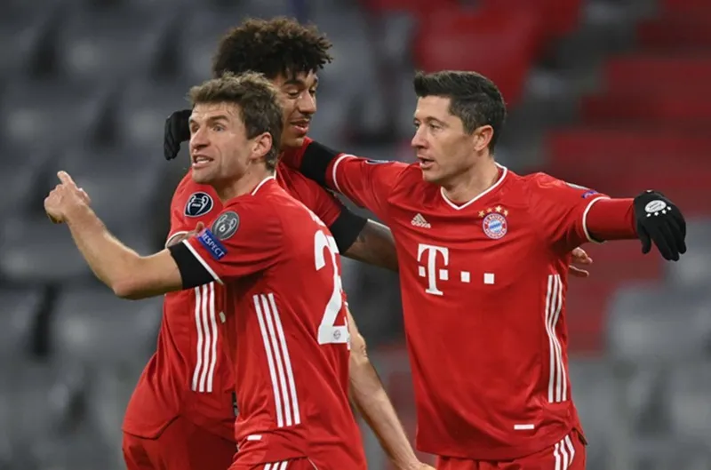 Nhà vô địch Bayern Munich vẫn đang tỏ rõ quá mạnh. Ảnh: Getty Images