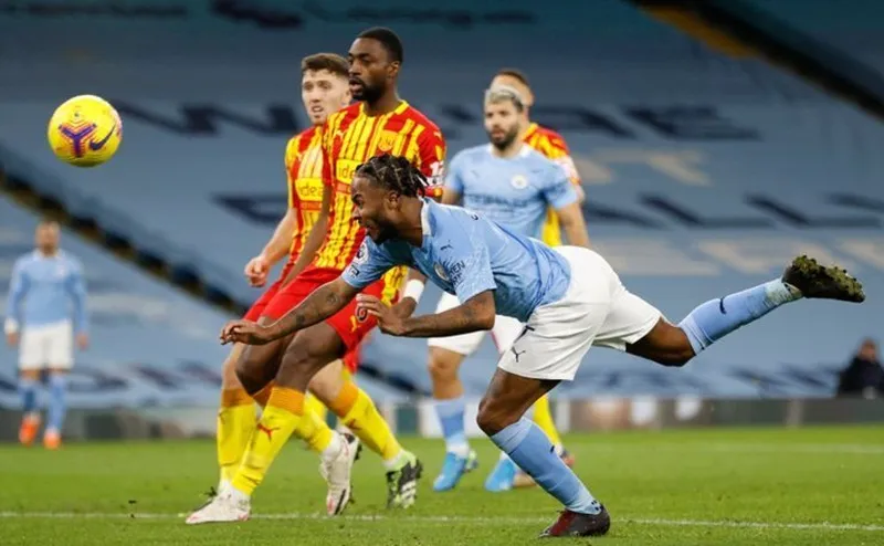 Man.City tiếp tục trả giá vì năng lực ghi bàn sa sút. Ảnh: Getty Images 