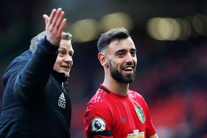 HLV Ole Gunnar Solskjaer tin hợp đồng thành công trong tháng Giêng như Bruno Fernandes không xảy ra nhiều lần. Ảnh: Getty Images