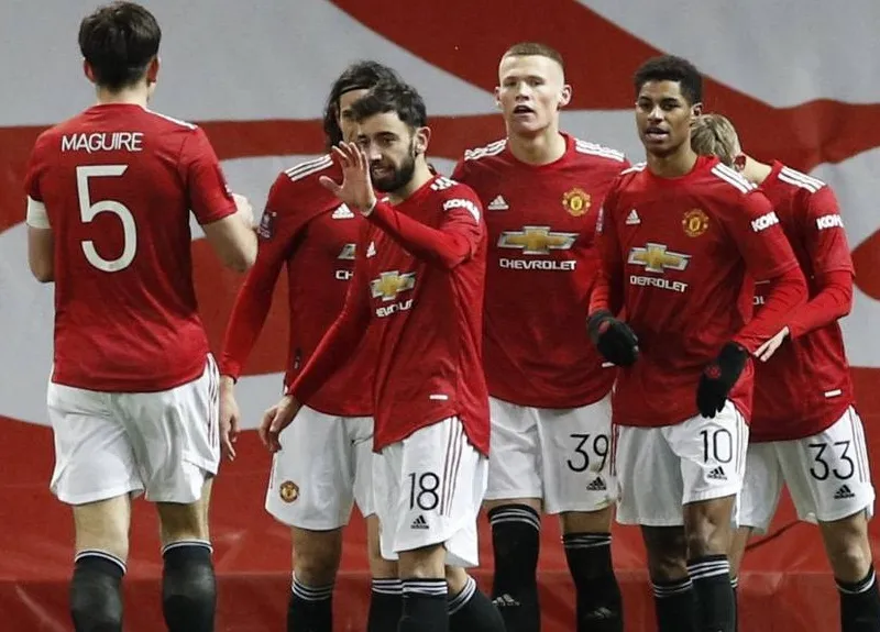 Scott McTominay tỏa sáng giúp Quỷ đỏ vào tứ kết FA Cup. Ảnh: Getty Images