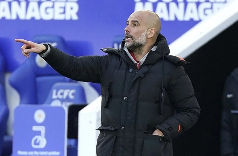 HLV Pep Guardiola sẽ xoay tua đội hình hòng nhắm đến “cú ăn 4”. Ảnh: Getty Images 