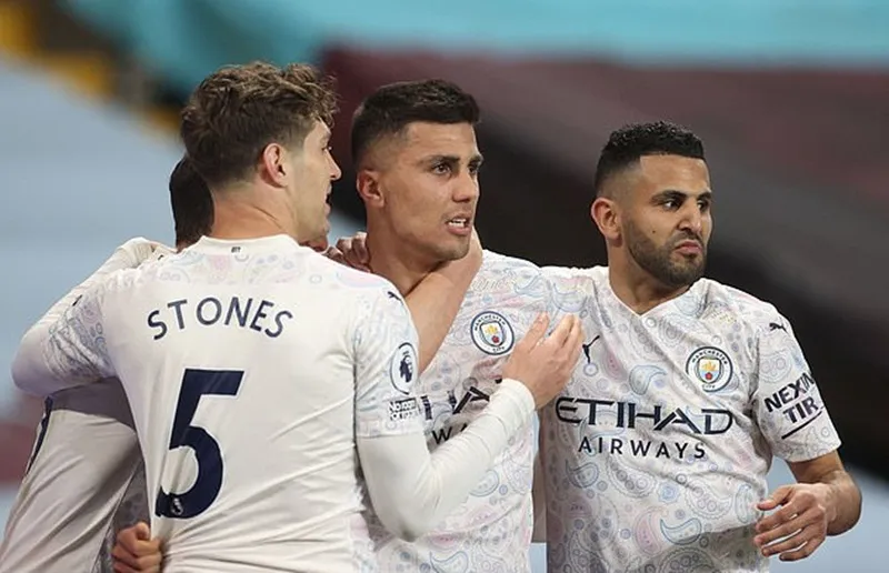 Man.City bản lĩnh ngược dòng để chiến thắng và tiến gần danh hiệu. Ảnh: Getty Images