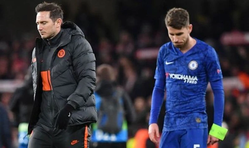 Jorginho cho rằng cựu HLV Frank Lampard chưa sẵn sàng cho môi trường đinh cao nhất. Ảnh: Getty Images