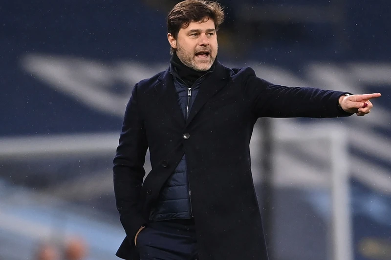 HLV Mauricio Pochettino cay đắng trước thất bại. Ảnh: Getty Images