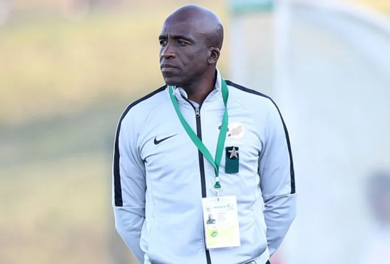 HLV David Notoane đang lo lắng về tình hình của tuyển Olympic Nam Phi.