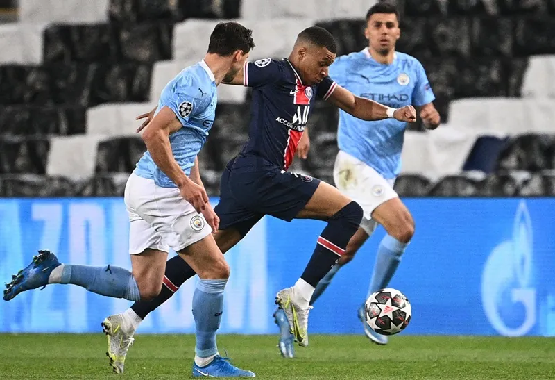 Man.City đã thành công ngăn cản Kylian Mbappe ở mùa qua. Ảnh: Getty Images