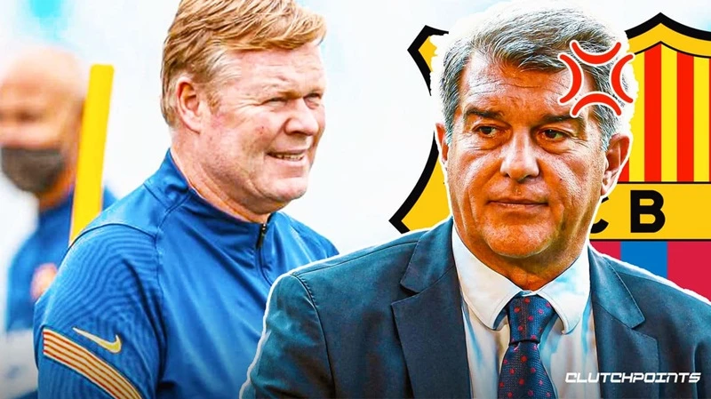 Chủ tịch Joan Laporta thừa nhận sa thải Ronald Koeman quá muộn.