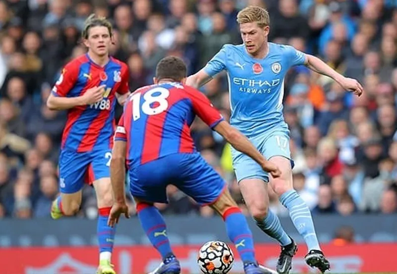 Kevin De Bruyne thi đấu khá mờ nhạt trước Crystal Palace. Ảnh: Getty Images