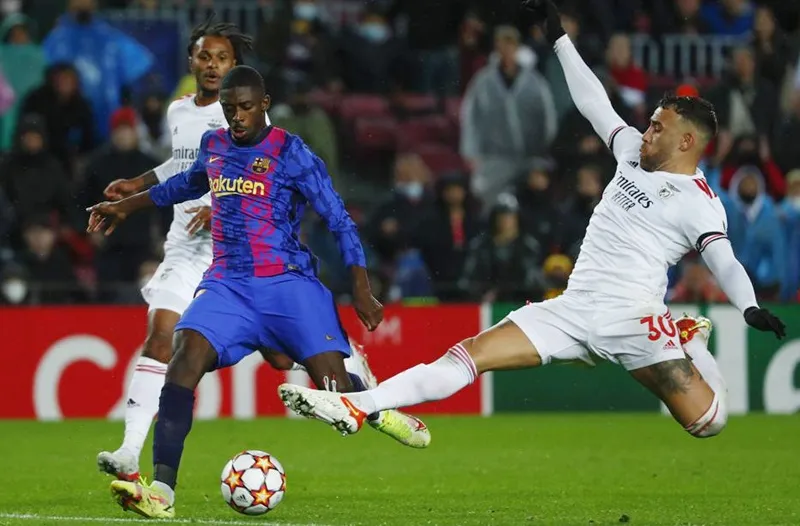 Các chân sút của Barcelona đã tỏ ra kém cỏi trước khung thành Benfica.