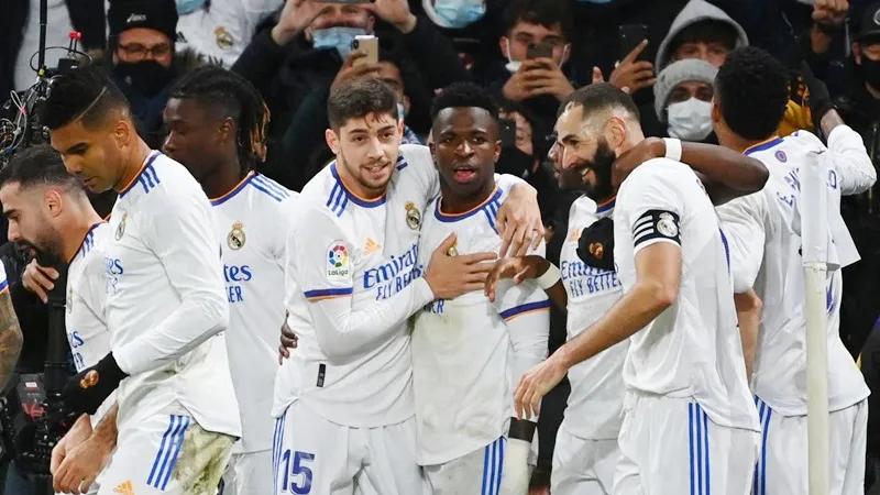 Tiền đạo trẻ Vinicius Junior vừa ghi thêm một bàn thắng quyết định cho Real Madrid.