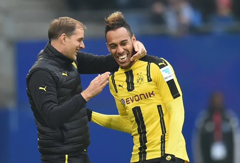 HLV Thomas Tuchel khẳng định có mối quan hệ tuyệt vời với Pierre-Emerick Aubameyang.