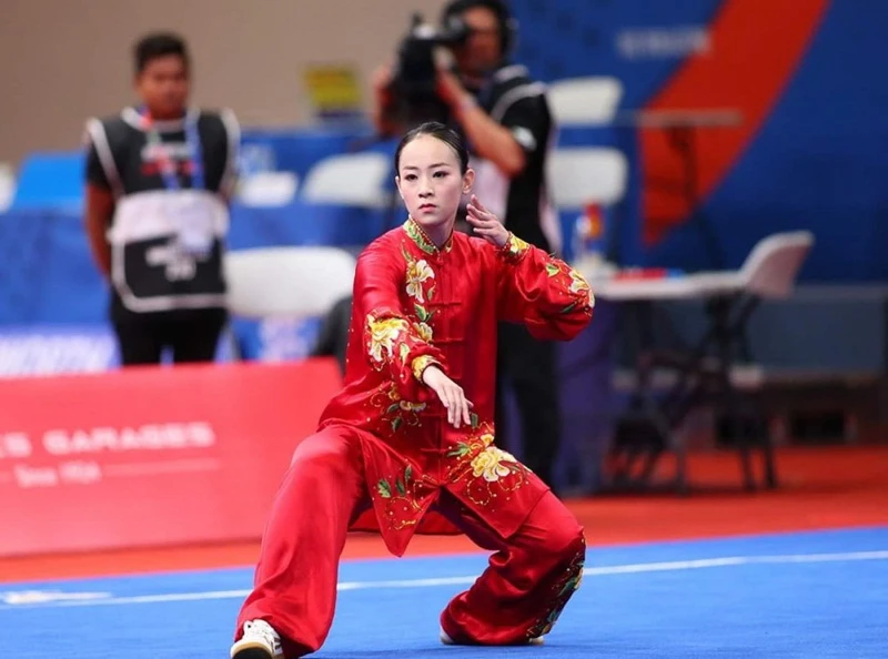 Đội tuyển wushu Việt Nam quyết tâm giành trên 5 HCV trong kỳ SEA Games 31 trên sân nhà năm nay. 