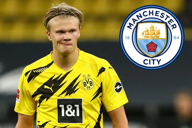 Man.City đang đến rất gần cơ hội chiêu mộ tiền đạo xuất sắc Erling Haaland?