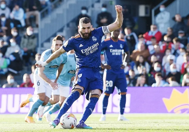 Karim Benzema sút thắng 2 trong 3 quả phạt đền mà Real Madrid được hưởng.