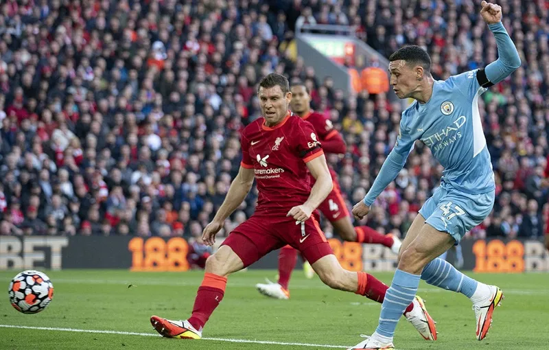 Phil Foden sẽ là vũ khí nguy hiểm nhất của Man.City trước Liverpool. Ảnh: Getty Images