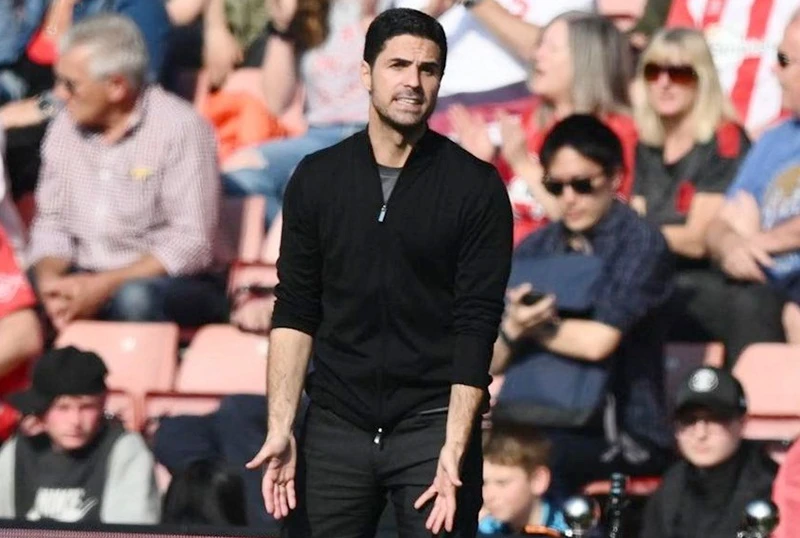 Mikel Arteta không thể lý giải vì sao đội bất ngờ ghi bàn kém đến vậy. Ảnh: Getty Images