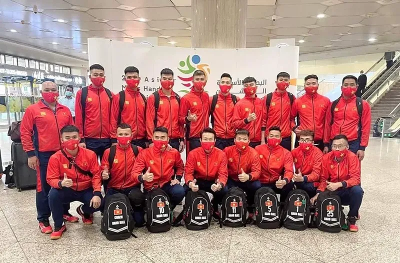 Bóng ném trong nhà Việt Nam đã sớm có huy chương SEA Games do chỉ có 3 quốc gia tham dự. Ảnh: AHB