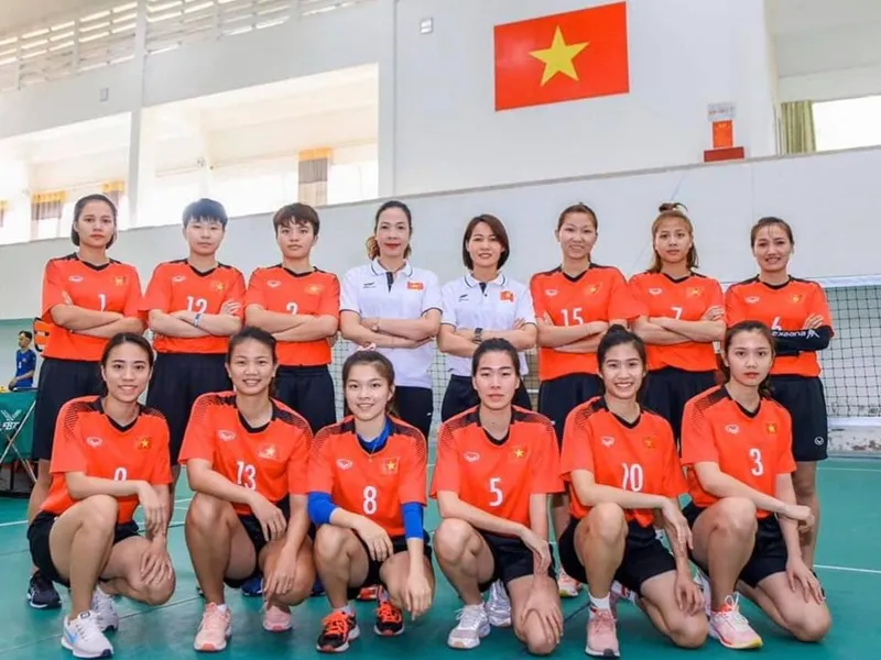 Cầu mây Việt Nam quyết tâm có HCV trên sân nhà. Ảnh: HOÀNG XUÂN