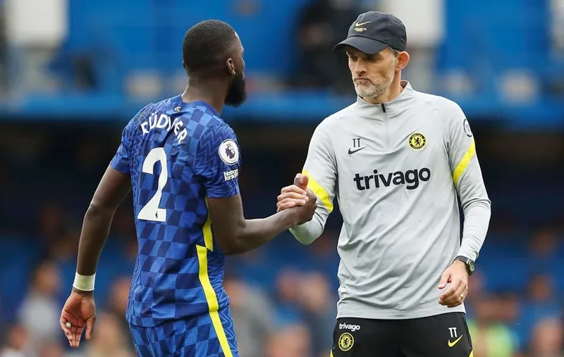 HLV Thomas Tuchel đã xác định sẽ mất trụ cột như Antonio Rudiger. Ảnh: Getty Images