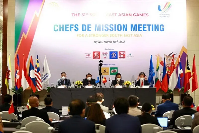 Các đoàn thể thao có 1 tuần để làm việc ở Hội nghị khẳng định của SEA Games 31.