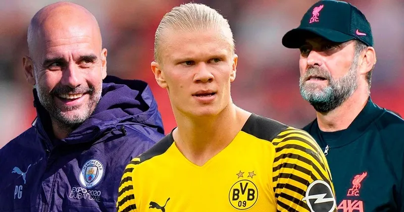 HLV Jurgen Klopp sớm cảm nhận rõ khó khăn khi Pep Guardiola có Erling Haaland.