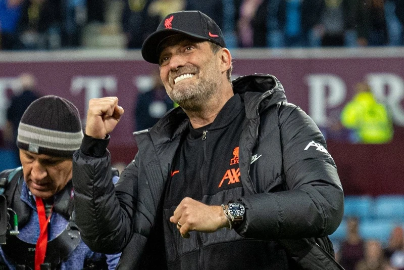 HLV Jurgen Klopp vẫn đang tận hưởng hành trình thú vị mùa này. Ảnh: Getty Images