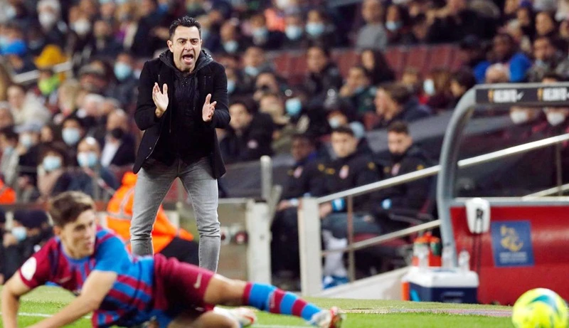 HLV Xavi Hernandez và Barcelona có đoạn kết quá thất vọng.