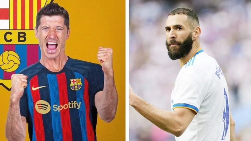 Robert Lewandowski sẽ cạnh tranh hấp dẫn với Karim Benzema ở mùa tới.