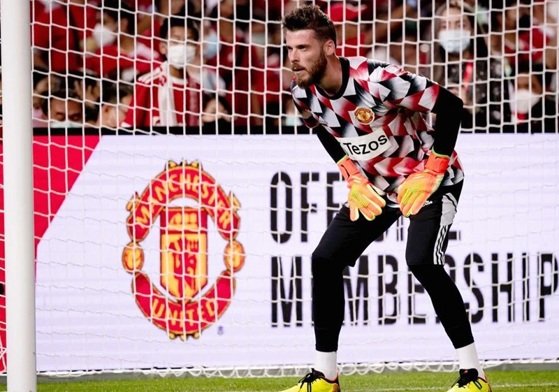 David de Gea trong giai đoạn chuẩn bị mùa giải mới.