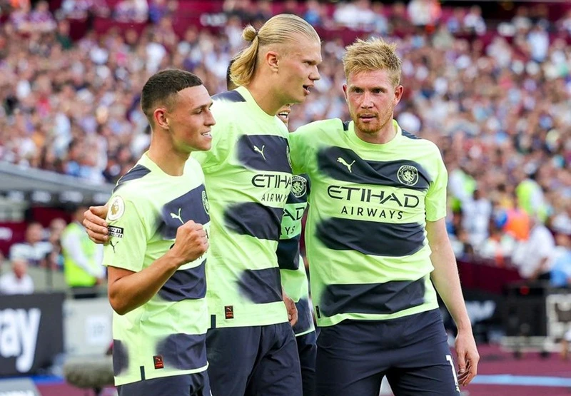 Kevin De Bruyne đã nhanh chóng tìm thấy sự liên kết với đồng đội mới. Ảnh: Getty Images