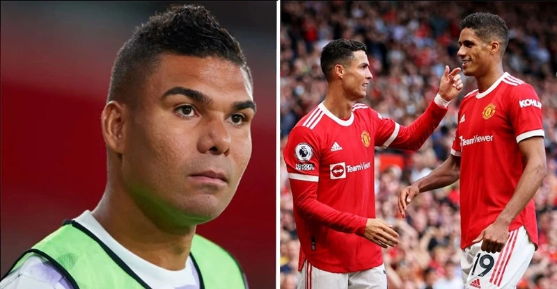 Casemiro chưa thể sát cánh cùng các đồng đội cũ Cristiano Ronaldo và Raphael Varane.