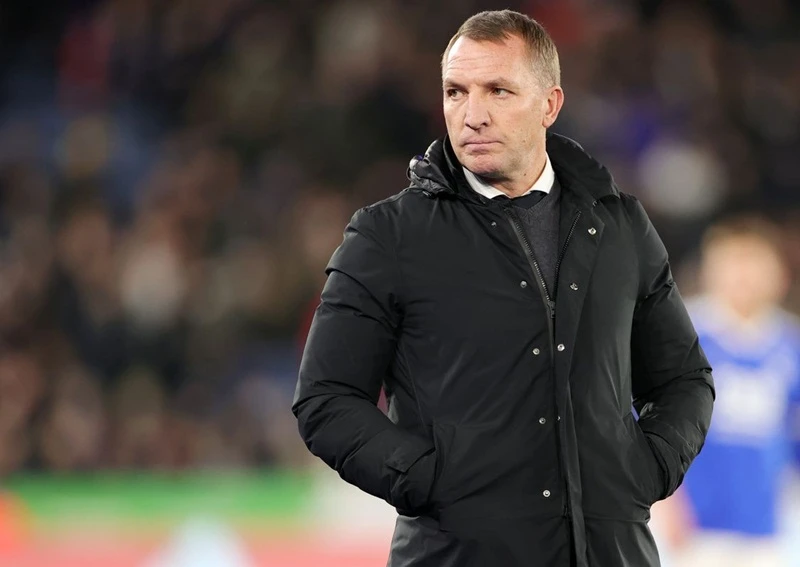 HLV Brendan Rodgers liên tục phải gạt tên những cầu thủ muốn ra đi. Ảnh: Getty Images