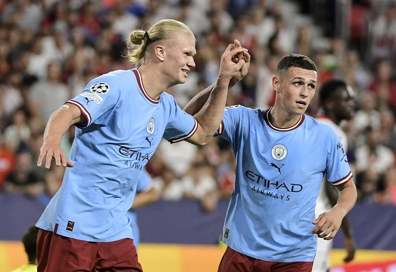 Erling Haaland và Phil Foden đang tiếp tục cho thấy sự ăn ý trên hàng công.