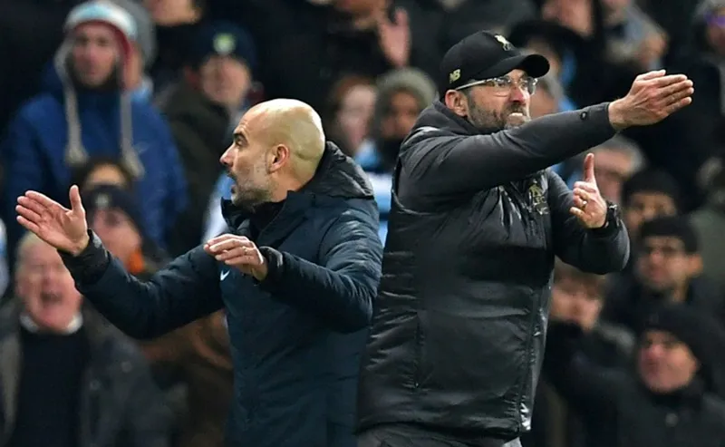 Màn đấu trí giữa Jurgen Klopp và Pep Guardiola luôn rất khó lường. Ảnh: Getty Images