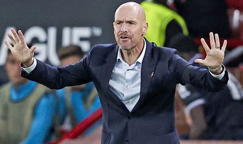 HLV Erik ten Hag thừa nhận ông “thực sự mất kiên nhẫn”. Ảnh: Getty Images 