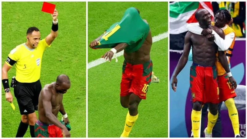 Ghi bàn Aboubakar và bị đuổi khỏi sân