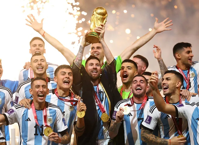 Argentina đã đăng quang World Cup 2022 khi đánh đội tuyển Pháp.