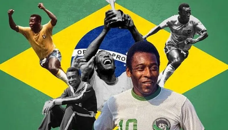 Pele trải qua gần 2 thập niên làm say mê người hâm mộ và khiến đối thủ phải sững sờ bởi những bước di chuyển đầy mê hoặc và năng lực ghi bàn siêu nhiên.
