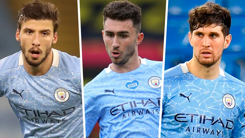 Mất những trung vệ chủ chốt Ruben Dias và John Stones trong khi Aymeric Laporte sa sút mới khiến Man.City dễ tổn thương. Mất những trung vệ chủ chốt Ruben Dias và John Stones trong khi Aymeric Laporte sa sút mới khiến Man.City dễ tổn thương.