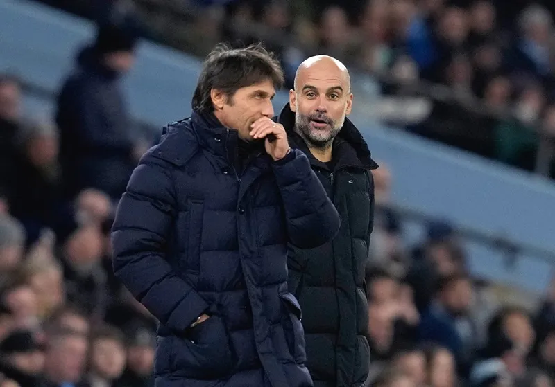 Antonio Conte là một trong số ít nhà cầm quân có thành tích thắng nhiều hơn thua trước Guardiola.