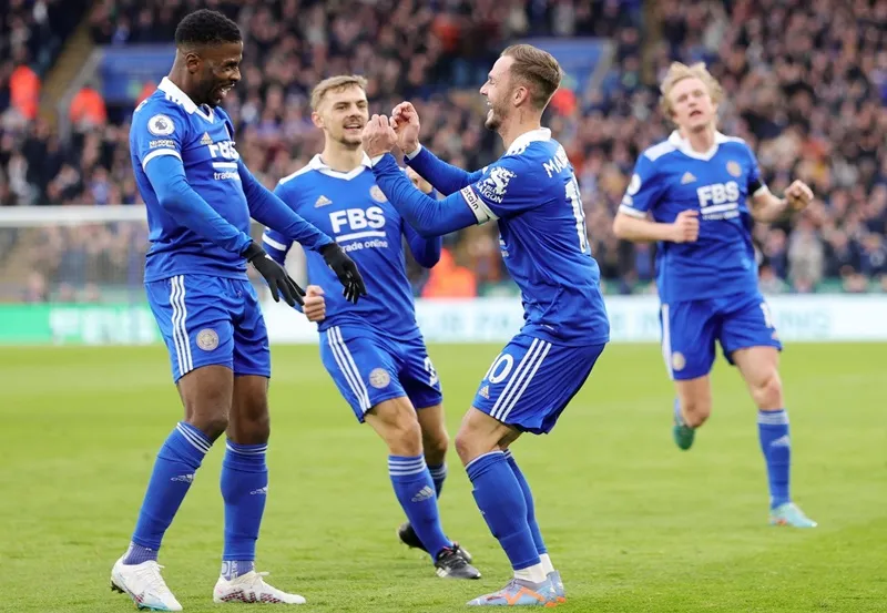 Leicester vùi dập đội khách Tottenham không thương tiếc với tỷ số 4-1.