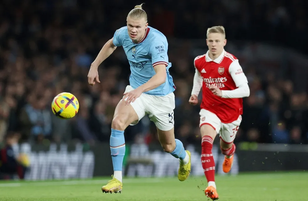 Áp lực thường trực mà Erling Haaland tạo nên khiến Arsenal phải thận trọng hơn.