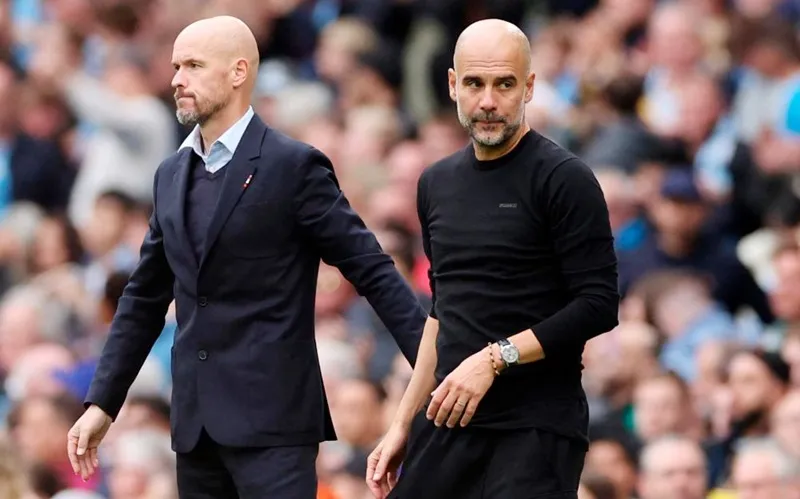 Pep Guardiola chúc mừng Erik ten Hag với danh hiệu đầu tiên, nhưng cũng đầy vẻ mỉa mai.
