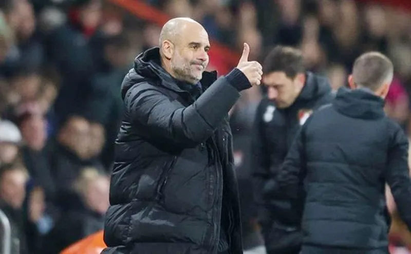 HLV Pep Guardiola không muốn nói về khả năng Man.City giành “cú ăn 3”.